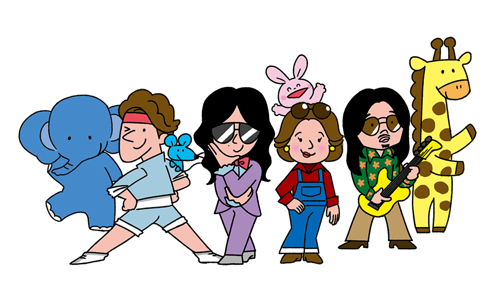 cartoon-band-animals