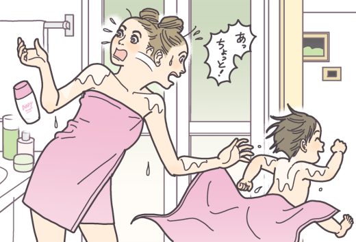 子どもとバスタイム中のハプニング