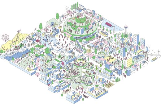 俯瞰図イラスト