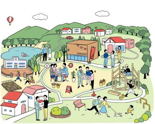 地域コミュニティ生活住宅家族