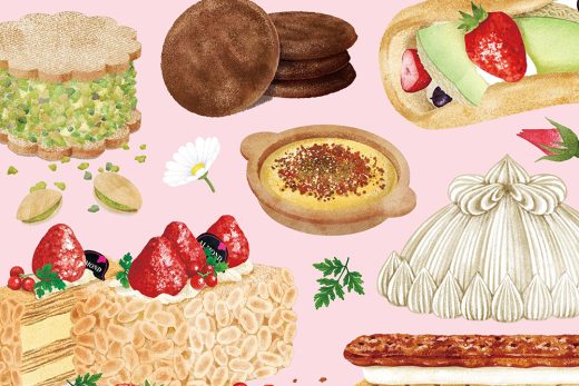 tokyo gift sweets illustration