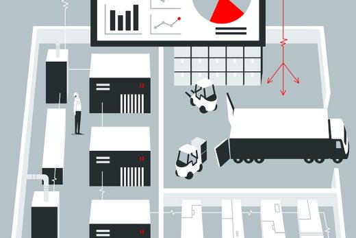 warehouse logistics dashboard, real-time inventory, smart forklift system