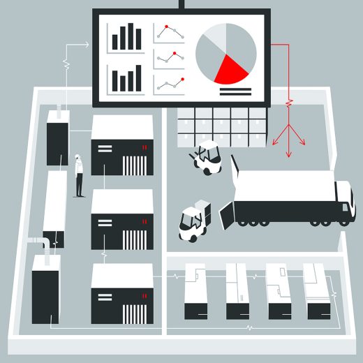 warehouse logistics dashboard, real-time inventory, smart forklift system